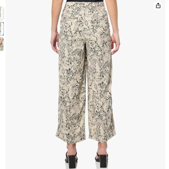 NWT Tommy Hilfiger Women's Easy Drawstring Waist Linen Blend Pant Size Large - Picture 2 of 5